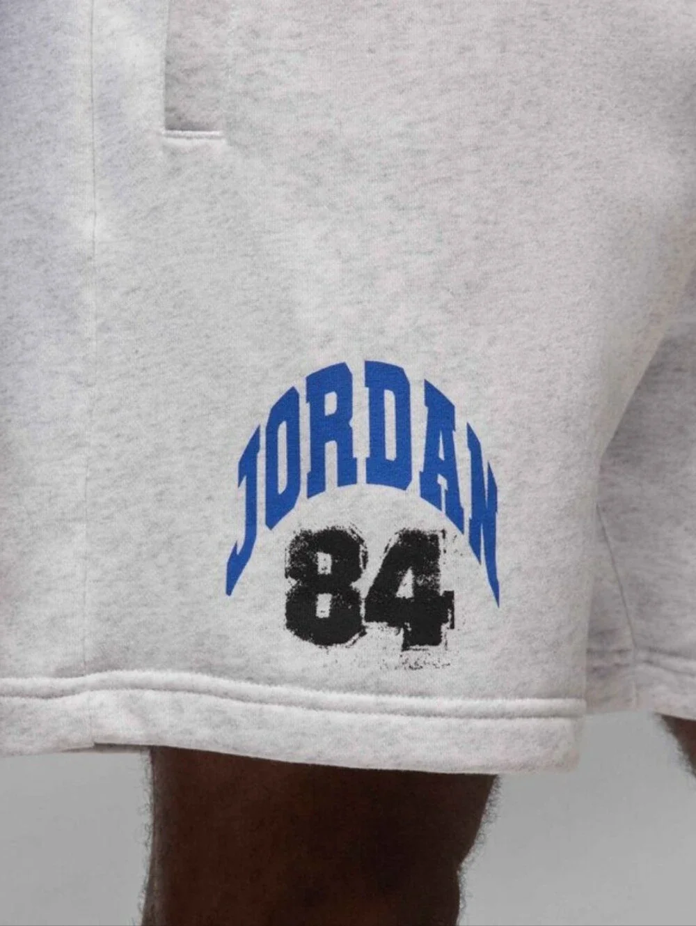 Jordan Brooklyn Collegiate Fleece Shorts ~ Heather Grey HV0095-051 | Men's: XL